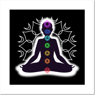 Spirituality Yoga Chakra Design Posters and Art